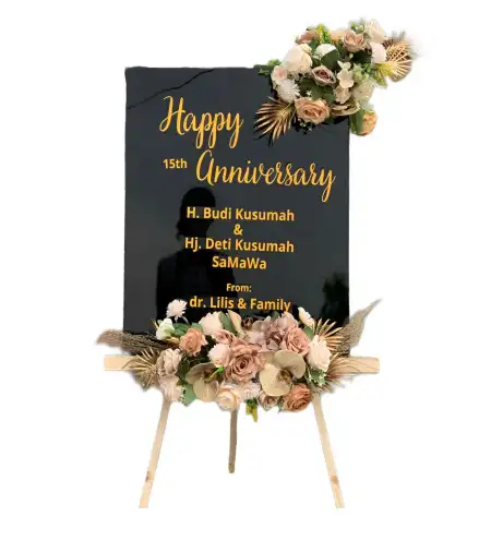 Papan Bunga Akrilik Jongkong